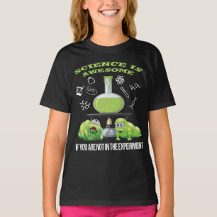 VETENSKAP ÄR ENORM - FLICKAUTSLAGSPLATST-TRÖJA T SHIRT