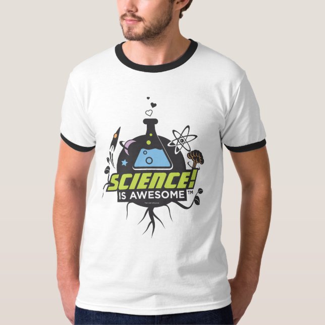 Vetenskap är enorm t shirt (Framsida)
