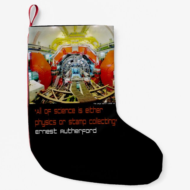 Vetenskap är fysik eller Frimärke-insamling Liten Julstrumpa (Framsidan)