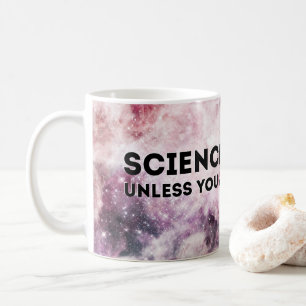 Vetenskap är hård kaffemugg