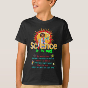 Vetenskap är i mig svarthistorieuppfinnare och sci t shirt