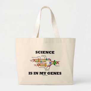 Vetenskap är i min gener (DNA-replicationen) Jumbo Tygkasse