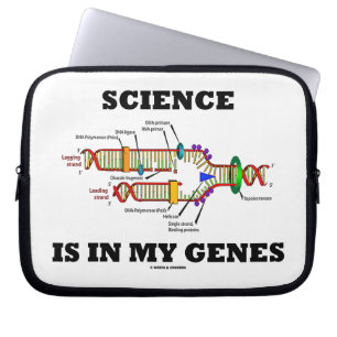 Vetenskap är i min gener (DNA-replicationen) Laptop Sleeve