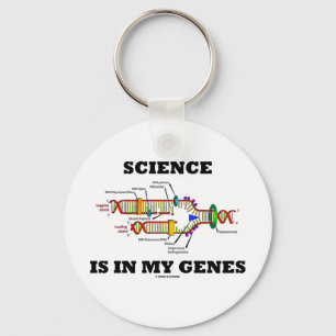 Vetenskap är i min gener (DNA-replicationen) Nyckelring