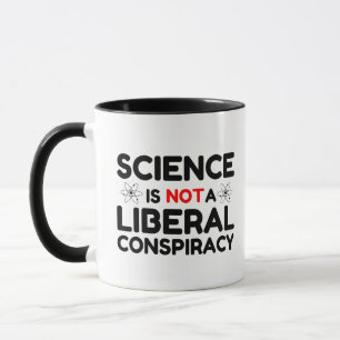 Vetenskap är ingen liberal konspiration mugg