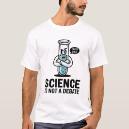 Vetenskap är inte en debatt – djärv STEM-lärar-gra T Shirt