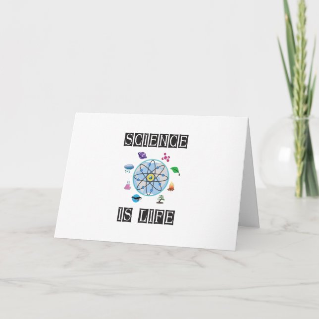 Vetenskap är livet kort (Framsida)