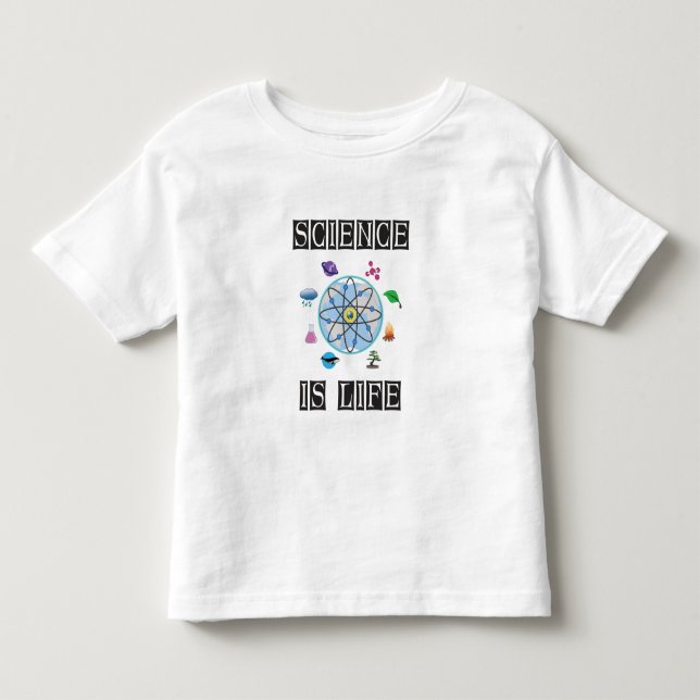 Vetenskap är livet t shirt (Framsida)