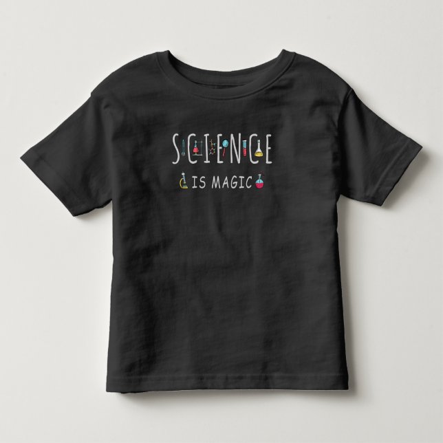 Vetenskap är magi t shirt (Framsida)