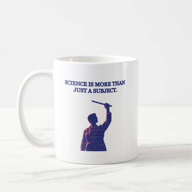 Vetenskap är mer än bara ett ämne passion kaffemugg (Vänster)