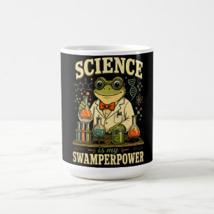 Vetenskap är min Sumpkraft Groda Forskare Kaffemugg