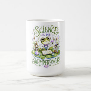 Vetenskap är min Sumpkraft Grodvetenskapsman Kaffemugg