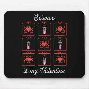 Vetenskap är min Valentine kemi Atom provrör T Musmatta