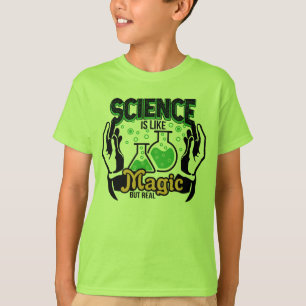 Vetenskap är som magiskt men verkligt t shirt