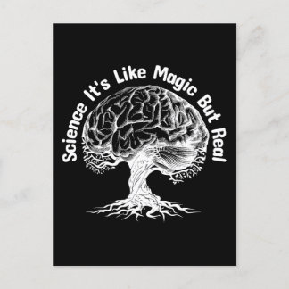 vetenskap det är som magi men äkta vykort