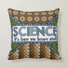 Vetenskap - en dekorativ kudde för