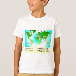 Vetenskap, geografi, vulkaner och jordskalvet tröja