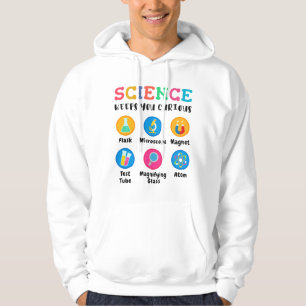 Vetenskap håller dig nyfiken hoodie
