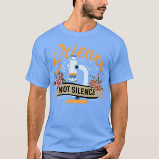 Vetenskap inte tystnad Medicinsk studentgåva rolig T Shirt