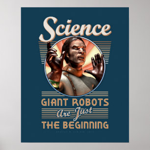 VETENSKAP: Jätte- robotaffisch (16x20") Poster