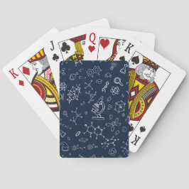Vetenskap / kemi ritad casinokort