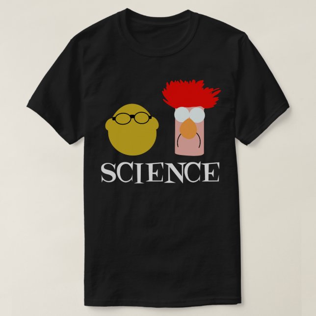 Vetenskap med Bunsen och Beaker T Shirt (Design framsida)