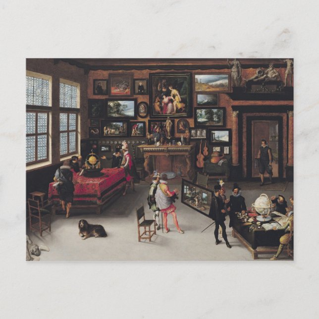 Vetenskap och konst vykort (Framsida)