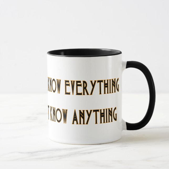 Vetenskap och religion mugg (Höger)