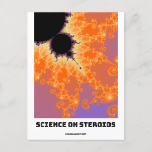Vetenskap på steroider Mandelbrot fraktal Vykort
