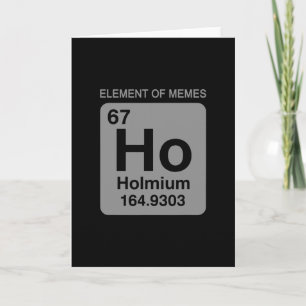 Vetenskap Periodiska Systemet 67 Meme Element Av M Kort