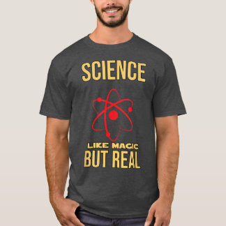 VETENSKAP SOM MAGIC MEN REAL - Lustig text - veten T Shirt