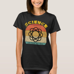 Vetenskap som Magic men Reny Retro Science T Shirt