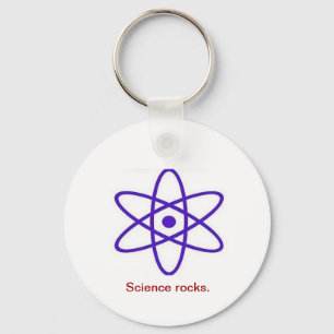 Vetenskap vaggar keychain nyckelring