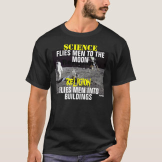 VETENSKAP VS RELIGIONT-TRÖJA (MED DEN TILLBAKA TEE SHIRT