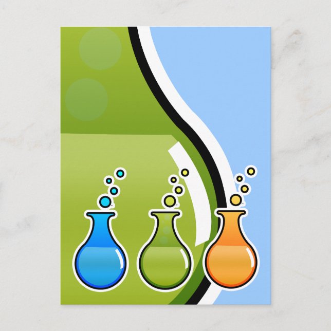 Vetenskap Vykort (Framsida)