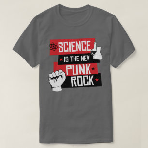Vetenskapen är den nya punken sten t shirt