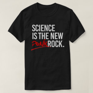Vetenskapen är den nya punken sten t shirt