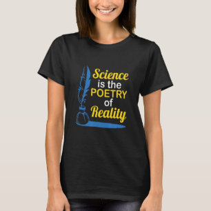 Vetenskapen är den verkliga poesen Atheist Freewor T Shirt