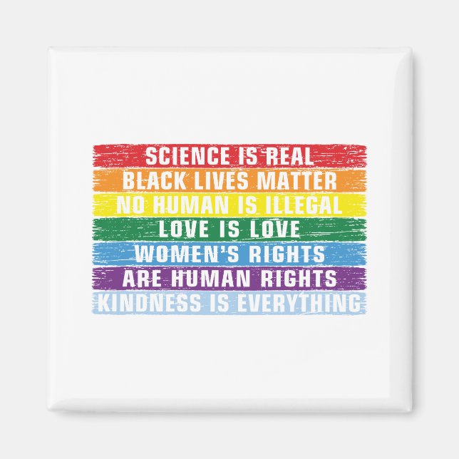 Vetenskapen är ett verkligt svart liv magnet (Framsidan)