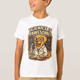 Vetenskapen är häftig - Hund Scientist T Shirt
