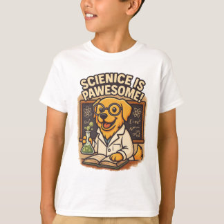 Vetenskapen är häftig - Hund Scientist T Shirt