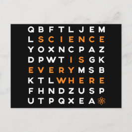 Vetenskapen är överallt vykort