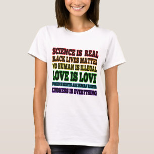 Vetenskapen är Real Black Lives Matter T Shirt