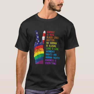Vetenskapen är riktiga svarta liv Matter Shirt Gay T