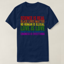 Vetenskapen är riktiga svarta liv Matter T Shirt