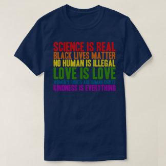 Vetenskapen är riktiga svarta liv Matter T Shirt