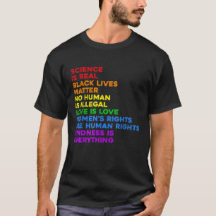Vetenskapen är sann Kärlek är Kärlek Womens Höger T Shirt