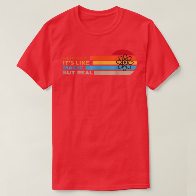 Vetenskapen är som Magic men Real 2010 T Shirt (Design framsida)