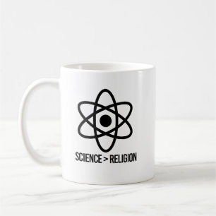 Vetenskapen är underbarare än religionen kaffemugg