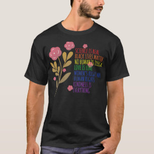 Vetenskapen är verklig BLM Kärlek är Kärlek Kindne T Shirt